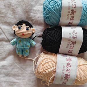 🧶Handmade with love: Cute Crochet Crayon Shin-chan and Shiro